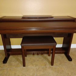 Technics Digital Ensemble Piano Model Sx-pr270-m Full Size 88 Keys With Matching Stool Excellent Condition 