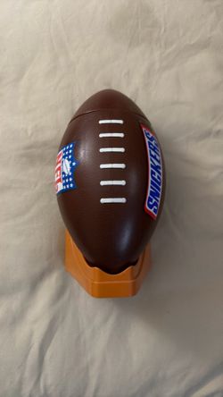 Vintage NFL Snickers Promotional Football Display - Rare Sports Memorabilia