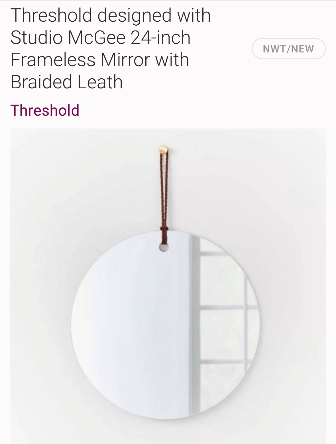 Round Mirror - decor