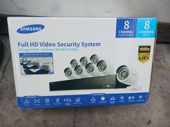 Samsung 1080 FULL HD 2TB VIDEO SECURITY SYSTEM WITH 8 OUTDOOR  CAMERAS NEW