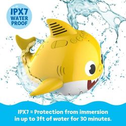 Pinkfong by Baby Shark The Child Floating Waterproof LED Lighting Wireless Bluetooth Portable Speaker