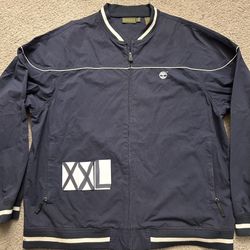 Y2K vintage Timberland windbreaker or lightweight bomber jacket