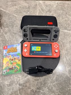 Nintendo switch lit pink bundle.