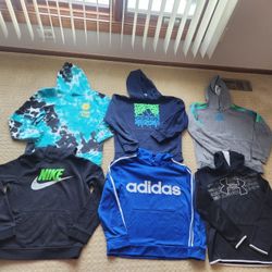 Boy's Adidas Nike UnderArmour Hoodies L14/16