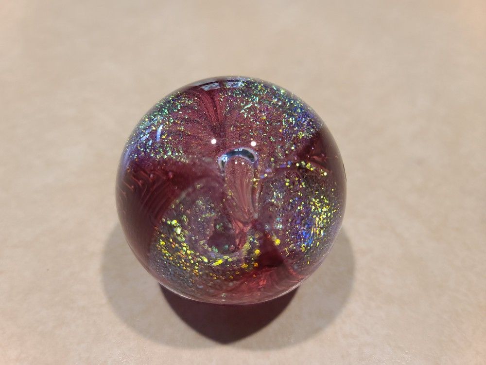 Beautiful 97 Glass Eye Studio Paperweight 