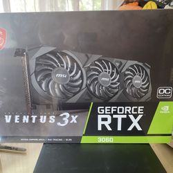 Nvidia Msi GeForce Rtx 3060 Ventus 3x Gpu