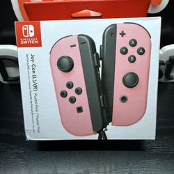 Nintendo Switch Joy Cons, Pink, Brand New Sealed