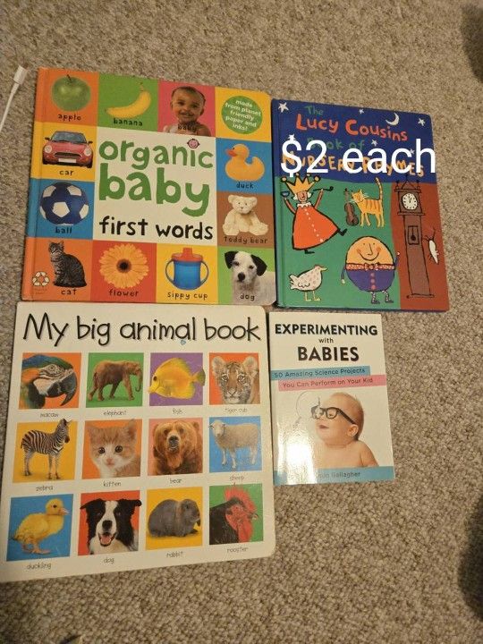 Baby/Toddler Board Books & Science Activity Book for Parents