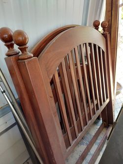 Twin bed  Solid wood frames no mattresses