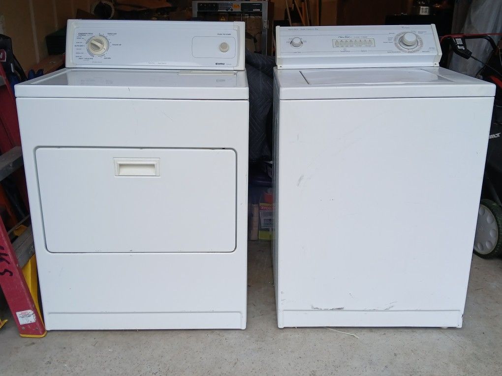 Extra Capacity Washer and Dryer