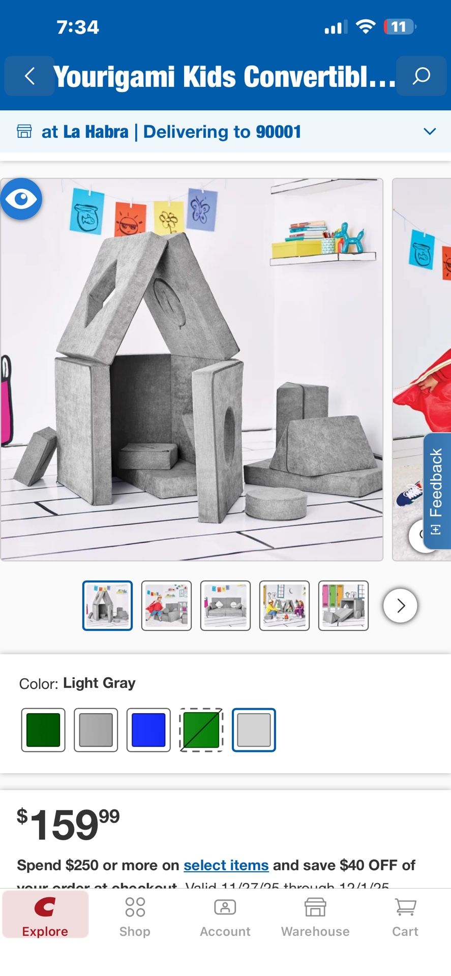 Kid Nuggets Play Fort Kid Couch 