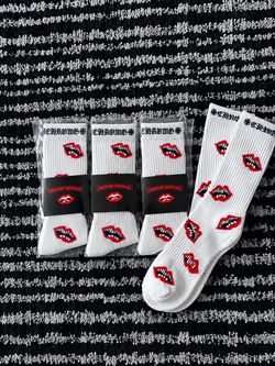 Chrome heart socks 🧦