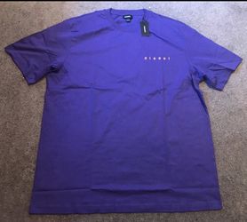 Diesel Tee T-Just-N44 Logo T-Shirt Purple Mens Size XXL