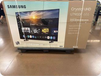 65 TV Samsung smart 4K HDTV $55 selling Financing free delivery six month warranty