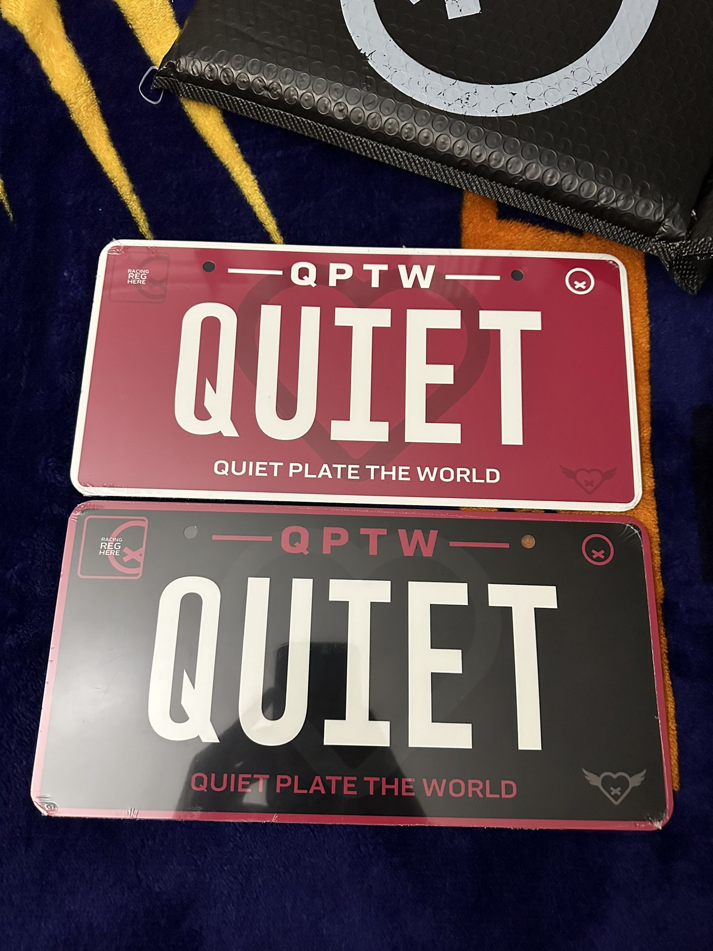 Quiet Valentines Plates Limited Edition 