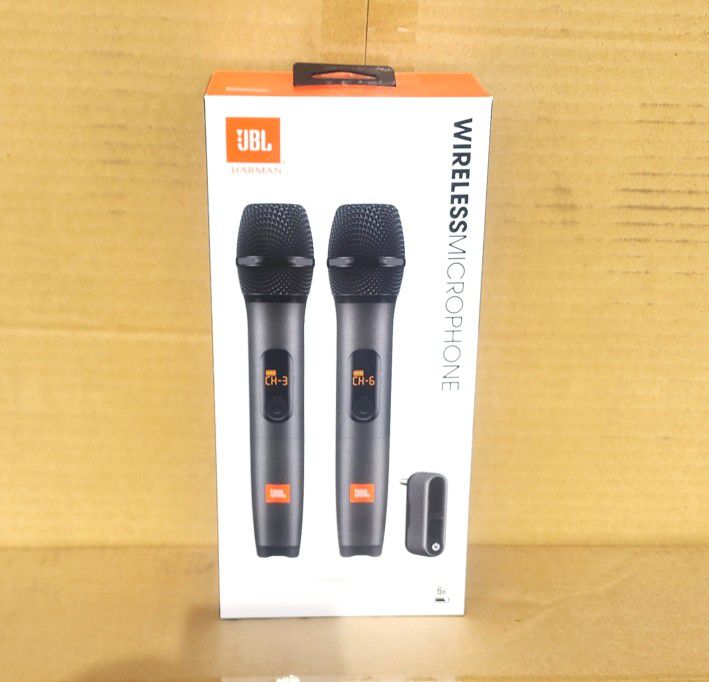 🚨 No Credit Needed 🚨 JBL Professional Dual Wireless Microphone System 1/4" Rechargeable Receiver 🚨 Payment Options Available 🚨 