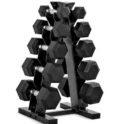 CAP Dumbbell Set With Rack