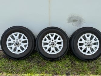 Gen 4 Tacoma rims and tires X 3