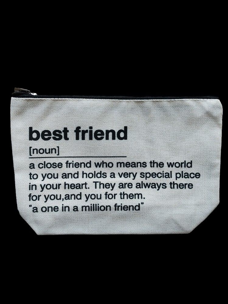 Best Friend Make-up Zipper Bag