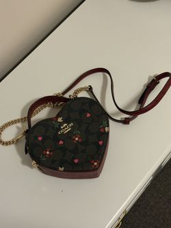 Coach Heart Cross Body Bag