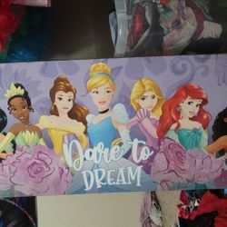 Princess Canvas Room Decor 