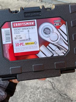 Craftsman 10pc 3/8in Socket Wrench Set