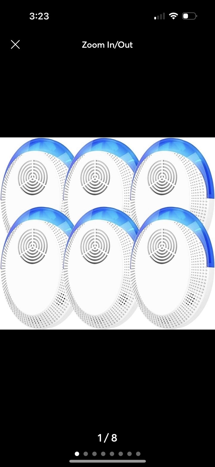 6PCS Ultrasonic Pest Reject Home Control Electronic Repellent Mice Rat Repeller