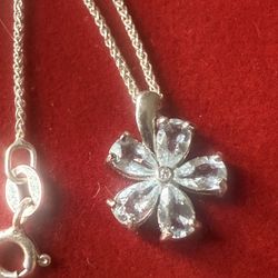 Aqua Marine Sterling Silver 925 