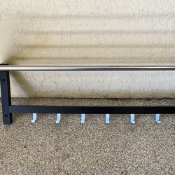 31” Coat Hanger With Shelf