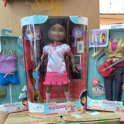 New Dora The Explorer Dora’s Explorer Girls Emma Doll & 2 outfits