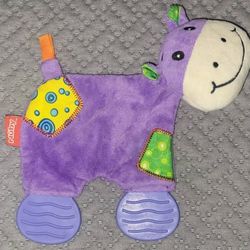 Nuby Purple Giraffe Baby Teething Toy

