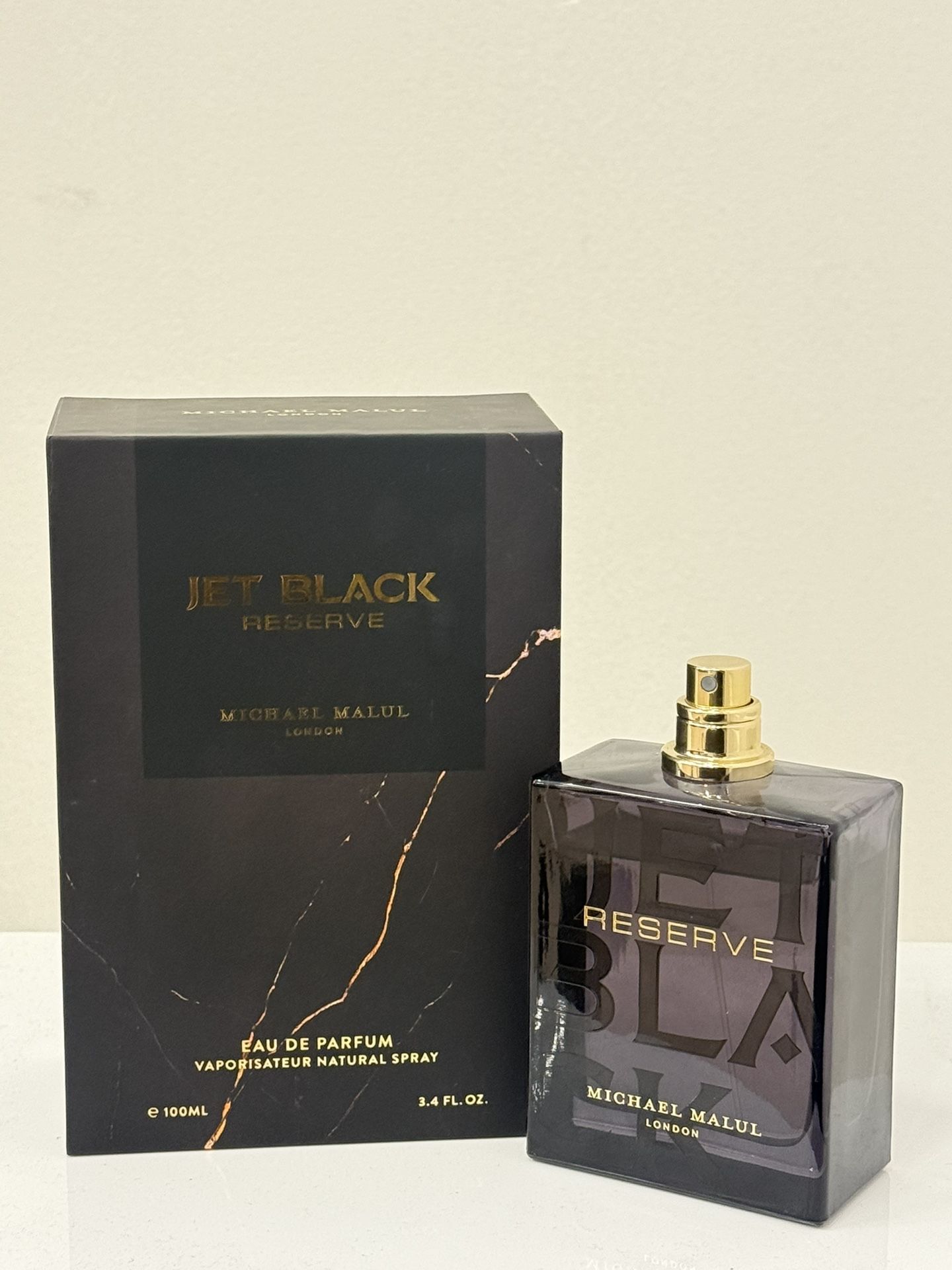 Michael Malul Jet Black Reserve for men 3.4 fl.oz Eau De Parfum