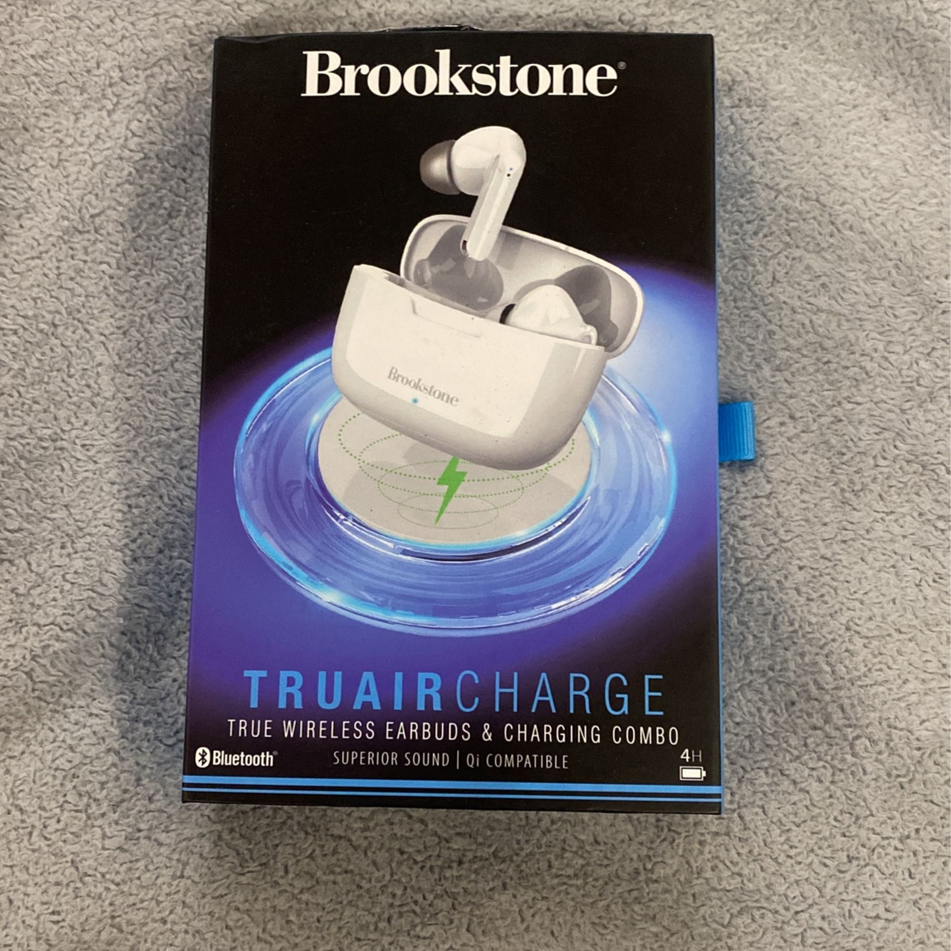 Brookstone Wireless Earbuds Wireless Charging