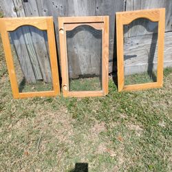 8 Oak Cabinet Doors