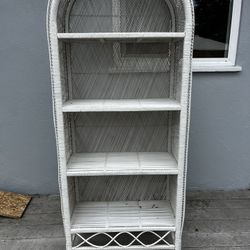 Wicker Book Shelf