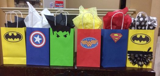 Avengers goodie bags
