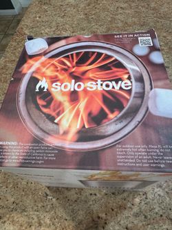 Solo stove for : camping