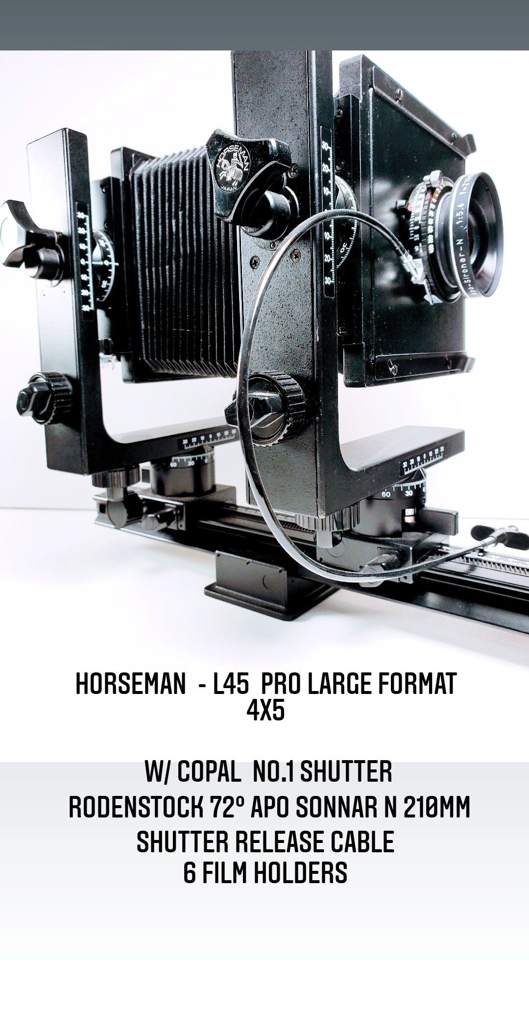 HORSEMAN L45 PRO - 4x5 Large format