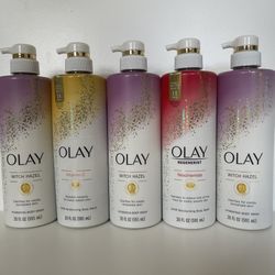 Olay Nourishing Body Wash for women, Hyaluronic Acid, 20 fl oz (5) Bottles For $25
