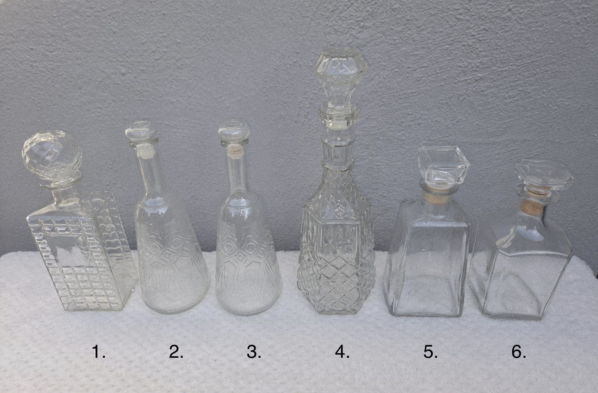Glass Decanters Galore