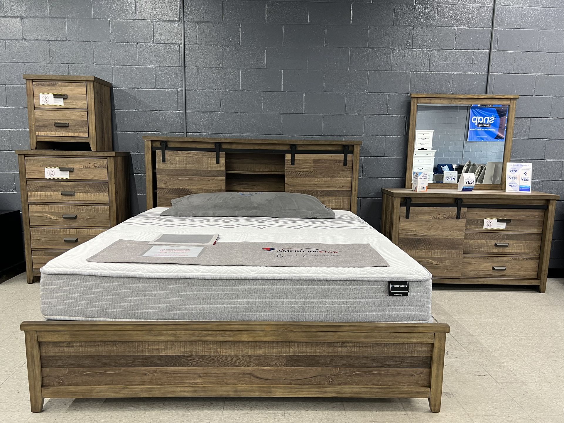 ‼️NEW ARRIVAL‼️ Brand New King Bedroom Group Only $1899.00!!