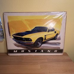 Vintage Mustang Wall Decoration