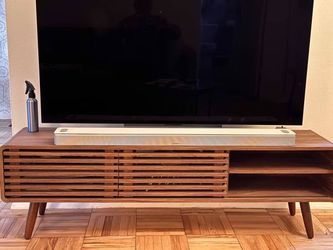 TV Stand Mid-Century Modern for TVs up to 65"- Pickup ONLY