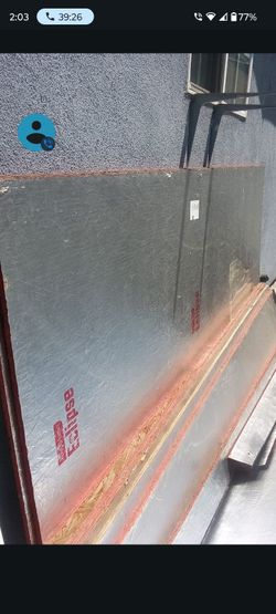 Radiant Barrier Roofing Panels/ MADERA para TECHO ( 2 complete sheets as seen in pics) plus small wood ran panels for sale