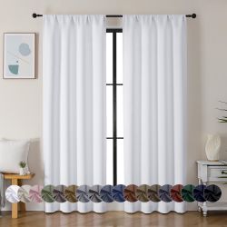 Simplebrand Ava Pure White Curtains