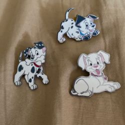Super Rare 3 102  Dalmatians Disneyland Puppy Pins
