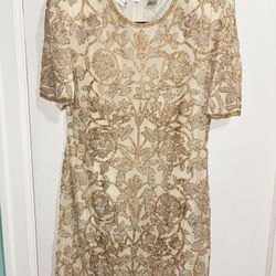 Vintage Laurence Kazar Beaded Dress PL