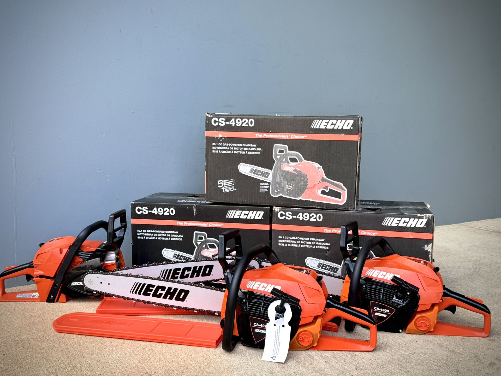 Brand new Echo 20 in. 50.1 cc 2-Stroke Gas Rear Handle Chainsaw
