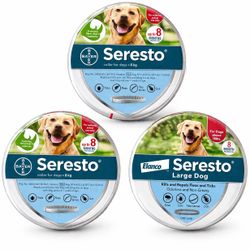 Seresto Flea & Tick Collar for Large Dogs 18+ lbs 8 Month Protection