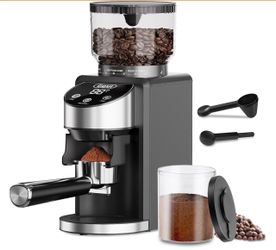 Gevi Electric Burr Coffee Grinder - 35 Settings, Black